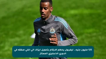 125 مليون جنيه.. ليفربول يحطم الأرقام بتحويل إيزاك إلى أغلى صفقة في الدوري الإنجليزي الممتاز